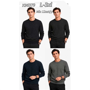 Sweter męski okrągły  L-3XL