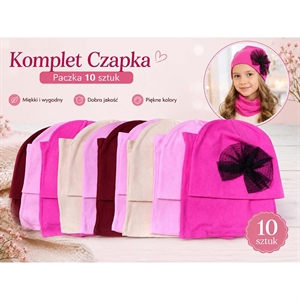 Komplet Czapka + Komin