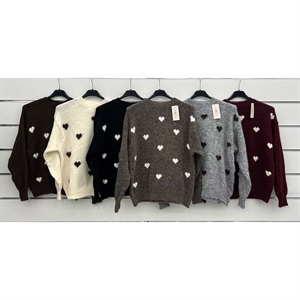 Sweter damski okrągły