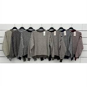 Sweter damski okrągły