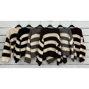 Sweter damski okrągły