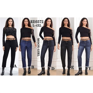 Jeansy damskie  L-4XL