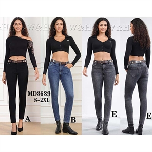 Jeansy damskie  S-2XL