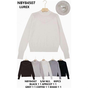 Sweter damski okrągły  S/M-M/L