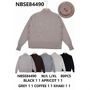 Sweter damski z golfem