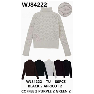 Sweter damski z golfem