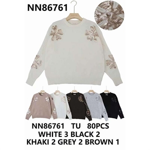 Sweter damski okrągły