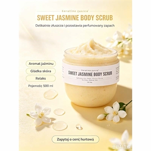Słodki peeling do ciała jaśminowy
