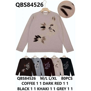 Sweter damski okrągły  M/L-L/XL