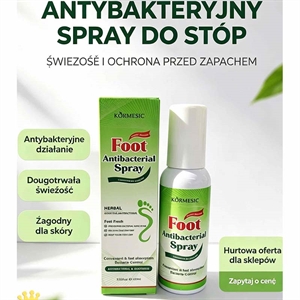 Antybakteryjny spray o stóp
