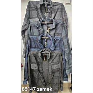 Koszula męska w środku polarowa  L-4XL