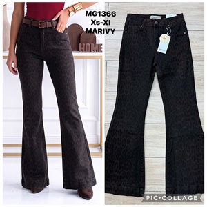 Jeansy dzwony damskie  XS-XL