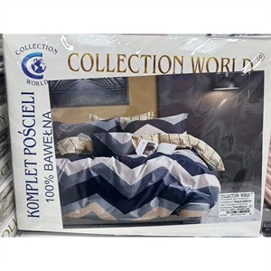 Komplet pościel COLLECTION WORLD 3cz 180x200cm