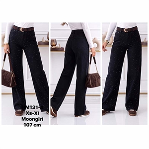 Jeansy z cekinami  XS-XL