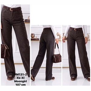 Jeansy z cekinami  XS-XL