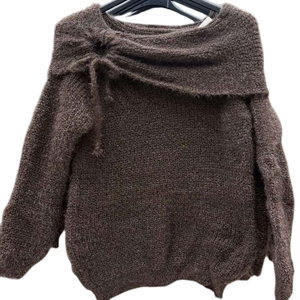 Sweter damski okrągły