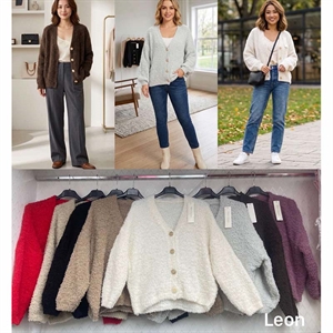 Sweter damski zapinany na guziki