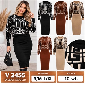 Komplet damski ze spódnicą  S/M-L/XL