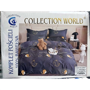 Komplet pościel COLLECTION WORLD 2cz 140x200cm