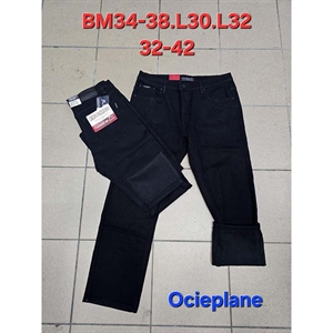 Jeansy ocieplane męskie  34-38 L32