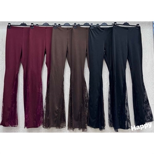 Legginsy dzwony damskie produkt Włoski