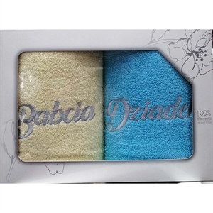 Komplet ręczników 2szt  50x100cm