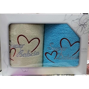 Komplet ręczników 2szt  50x100cm