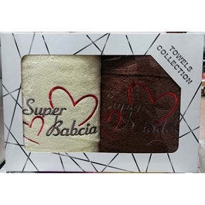 Komplet ręczników 2szt  50x100cm