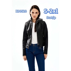 Kurtka damska skórzana (S-2XL)