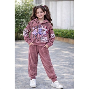 Komplet welurowy dziewczęcy (4-14)