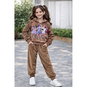 Komplet welurowy dziewczęcy (4-14)