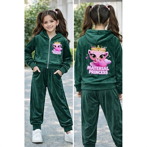 Komplet welurowy dziewczęcy (4-14)