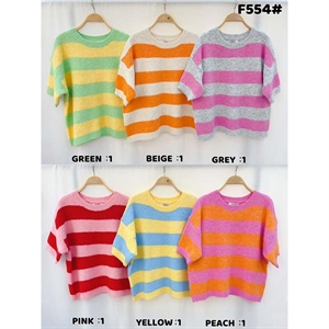 Sweter damski z krótkim rękawem