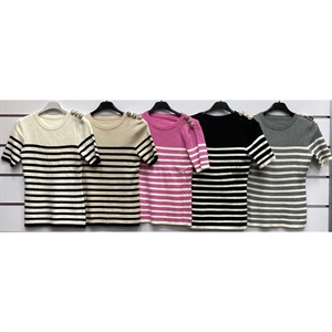 Sweter damski z krótkim rękawem