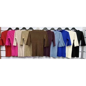 Sweter damski z krótkim rękawem