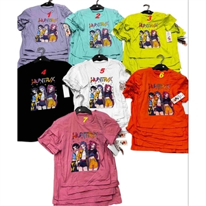 Koszulka dziewczęca z krótkim rękawem  4-14 lat