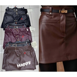 Spódnica ze sztucznej skóry produkt Włoski  S-XL