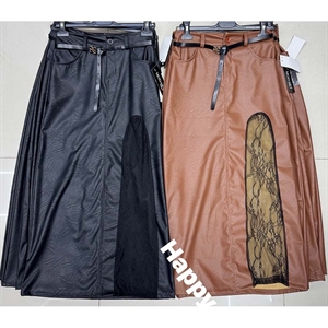 Spódnica ze sztucznej skóry produkt Włoski  S-XL