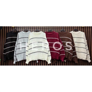 Sweter damski okrągły - Produkt Włoski