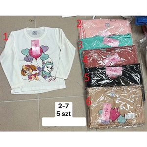 Bluzka dziewczęca 2-7