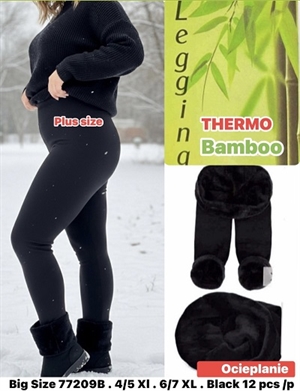 Legginsy damskie ocieplane 4XL-7XL