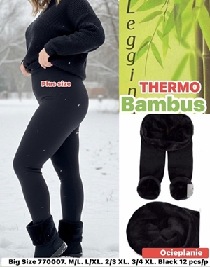 Legginsy damskie ocieplane M-4XL