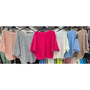 Sweter damski okrągły