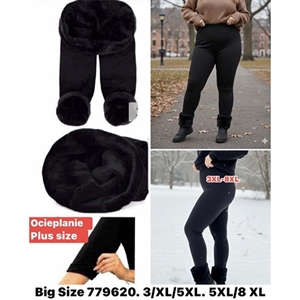Legginsy damskie ocieplane 3XL-8XL