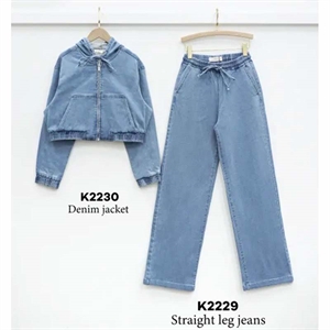 Komplet jeansowy damski  XS-XL