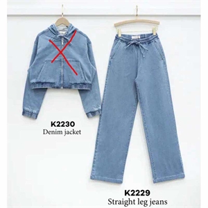 Jeansy z prostą nogawką  XS-XL