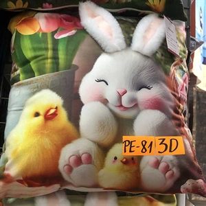 Poszewka wielkanocna  3D 40x40cm