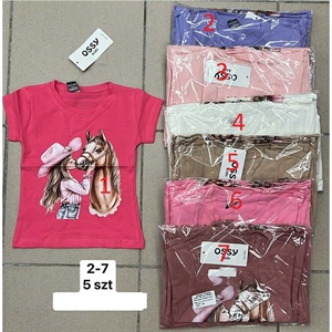 Bluzka dziewczęca 2-7