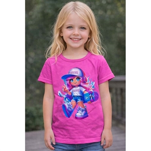 Koszulka dziewczęca (4-14) - Produkt Włoski