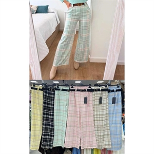 Spodnie szerokie nogawki damskie produkt Włoski